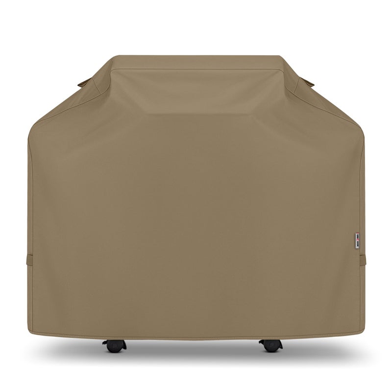 Unicook 50 Inch Grill Cover for Outdoor Grill, Gas BBQ Cover with Sealed Seam for Weber Charbroil Nexgrill etc, Heavy Duty Waterproof Fade Resistant, Neutral Taupe - Image 1